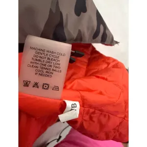 My Anorak Camo‎ Longline Down Puffer Parka Jacket Orange Lining XS 50745SNLP thumbnail 9