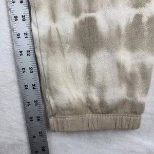Z Supply Tie Dye Joggers Tan White‎ Elastic Waist Sweatpants ZP211260S Small thumbnail 6
