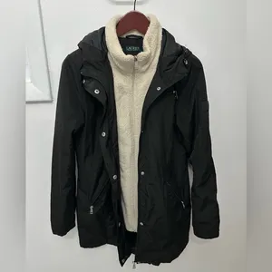Ralph Lauren Jacket with Sherpa Zipper Attachment. Size S thumbnail 4