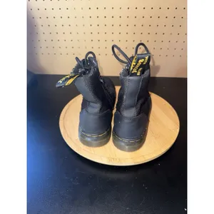 Dr. Martens COMBS Y Black Lace‎ Up/Zip Ankle Boots Men's 5 Women's Size 6 thumbnail 6