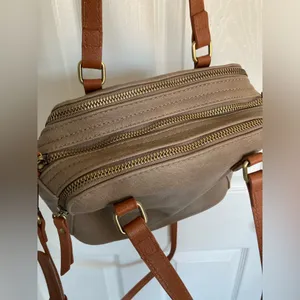 Sasha + Sofi crossbody bag Tan thumbnail 5