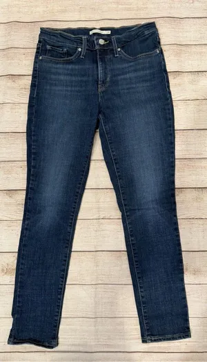 Women’s Levi's 311 Shaping Skinny Jeans Blue Cotton Denim Size 28 thumbnail 1