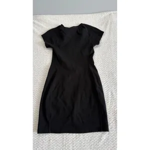James Perse Standard Black Short Sleeve Mini Dress WHTP6407 Size 0 thumbnail 2