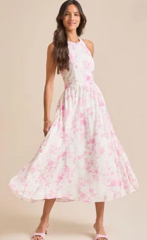 NWT Altar’d State Nikolet Floral Maxi Dress thumbnail 1
