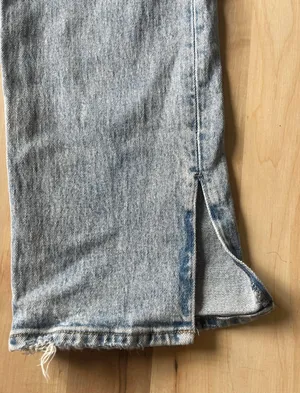 Abercrombie 90s Straight Ultra High Rise Jean thumbnail 6