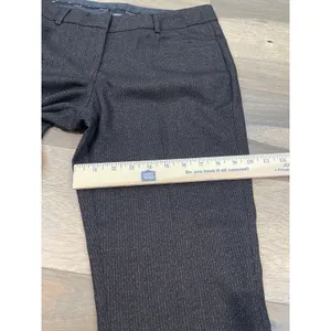 Express Brown Metallic Thread Pants Size 4 Slim Modern Fit thumbnail 9