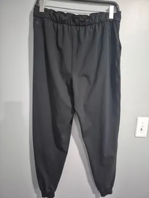 Lululemon women’s black stretch high rise workout lounge jogger pants size 14 thumbnail 7