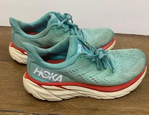 Hoka One One Womens Clifton 8 1119394 AEBL Running Shoes Sneakers Size 8B thumbnail 1