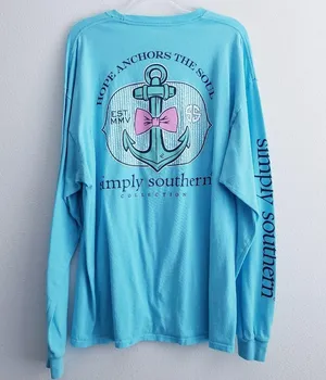 Simply Southern Anchor Hope Long Sleeve T-Shirt thumbnail 1