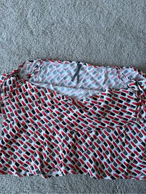 Anthropologie by Anthropologie Silky lipstick Cowl-Neck Tank Top size xl NWT thumbnail 5