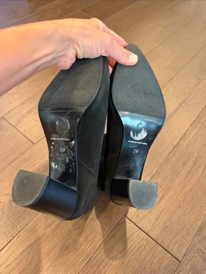 Antonio de Falia Debora Black Boots Size 39 - C36-216 thumbnail 2