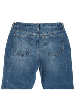 A&F Abercrombie & Fitch Distressed Mom Jeans High Waisted Raw Hem 12 thumbnail 6