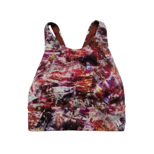 Lululemon Wunder Train Long-Line Bra Urbantricity Multi High Neck Racerback 4 thumbnail 3