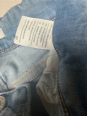 KanCan Faded Light Blue Flare Jeans with Frayed Hem thumbnail 7