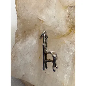 Vintage Sterling Silver Chair Charm Miniature Furniture Pendant 1.36g thumbnail 4