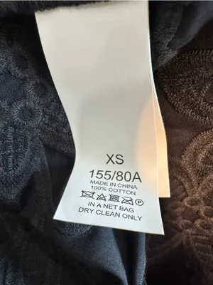 kate spade Black Midi Peasant Dress with Lace Trim thumbnail 10