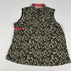 Jamie Sadock Polo Tunic Womens Small Black Collared Sleeveless Zipper Pockets‎ thumbnail 1