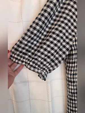 AE Puff Sleeve Smocked Mini Dress thumbnail 9