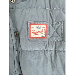 Superdry Blue Padded Gilet Women’s Size S Full Zip Casual Outdoor Vest thumbnail 6