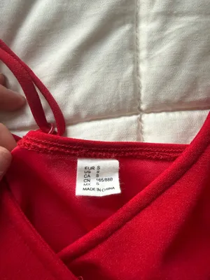 Red H&M Mini Dress  thumbnail 3