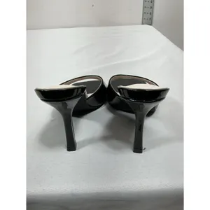Womans New Slip On Stiletto Sandals Black Eu 36 Us 5.5 Open Toe thumbnail 5
