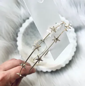 NBW Star Charm Metal Headband thumbnail 1