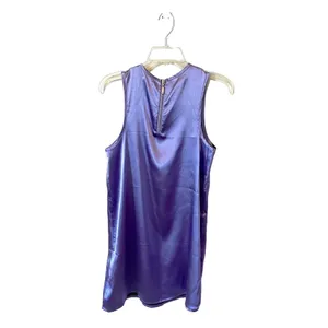 Urban Outfitters Kimchi Blue Satin Shift Mini Dress Purple Size Small NEW thumbnail 2