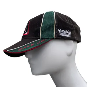 Vintage Nascar #88 Dale Jarrett Black Red Green Adjustable Cap Hat thumbnail 3
