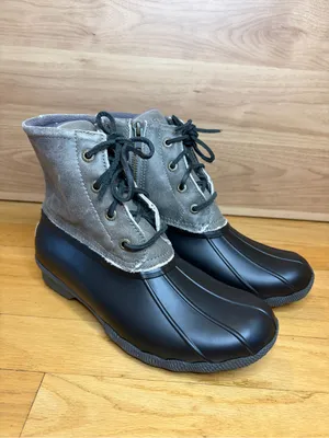 Sperry Women's Saltwater Duck Boots in Gray - Size 6 thumbnail 2