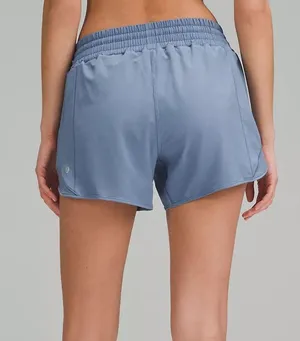 Lululemon Hotty Hot Shorts 4” Lined Color Oasis Blue thumbnail 4