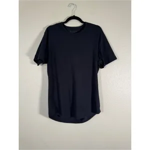 BYLT Black Premium Drop Cut 5/5 Lux Tee Shirt Mens L Classic Basic Short Sleeve thumbnail 9