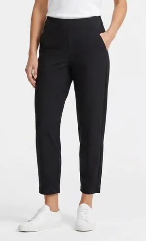 Athleta Pants Womens 8P Black Stretch Slash Pockets Elastic Waist Tapered Leg thumbnail 1