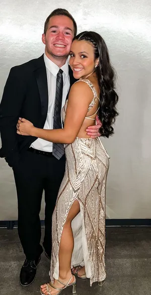 Hello Molly Gold Maxi Dress thumbnail 1