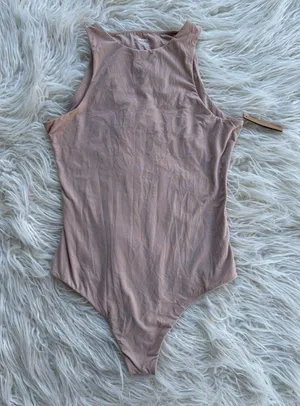 Skims Fits Everybody High Neck Bodysuit Mica Size Medium thumbnail 1