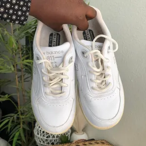 New Balance Rare Vintage 90s Retro White 811 lace up sneakers trainers Made in US. Women 7.5 thumbnail 5