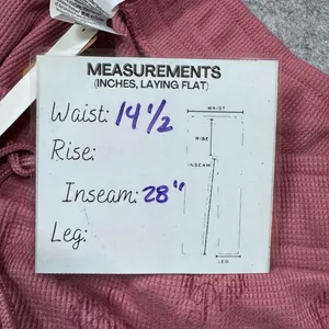 Pink Thermal Jogger sleep pant size medium thumbnail 6