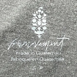 FP Movement‎ Distressed Cropped Tee Women's Small Gray 100% Cotton Oversized EUC thumbnail 6