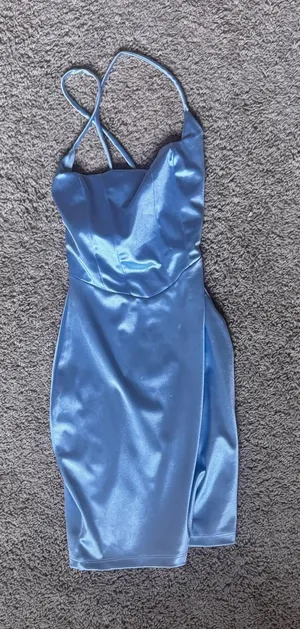 Windsor Blue Shimmer Dress Mini thumbnail 1