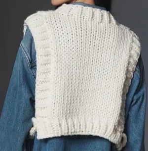 Anthropologie Knit Sweater Vest thumbnail 3