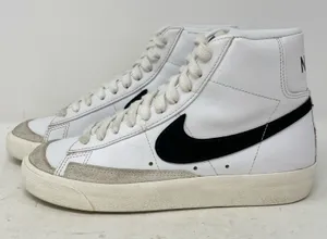 Nike Blazer Mid Womens Size 5.5 Sneakers White Black thumbnail 1