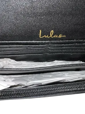 Lulu's Leopard Print Chain-Handle Wallet Clutch - Brown/Tan/Black thumbnail 7