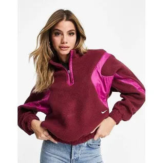 Nike Archive Remix Sweatshirt Fleece Sweatshirt Dark Beetroot & Cactus Flower XL thumbnail 1