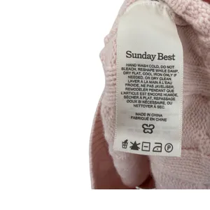 Aritzia Sunday Best Winston Cable Knit Sweater Vest Blush Pink Size XS thumbnail 5