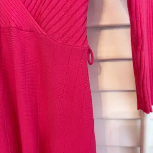 Cato Pink‎ Ribbed Sweater Dress Size Medium thumbnail 4