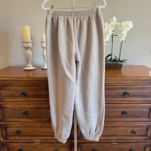 Edikted Sasha Bow Detail Hoodie & Sweatpants Set Beige Pink S thumbnail 13
