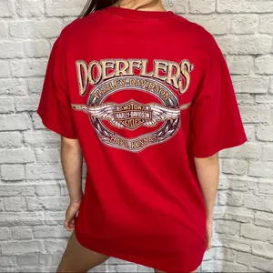 Harley Davidson Red Graphic T thumbnail 3