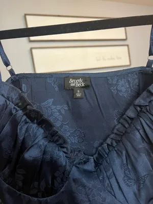 PacSun Flower Print Ruffle Bustier Top thumbnail 4