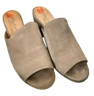Mariella suede mules thumbnail 1