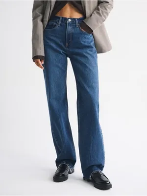 Abercrombie & Fitch The 90s Straight Ultra High Rise Jean Size 26 (2 Long) New thumbnail 2