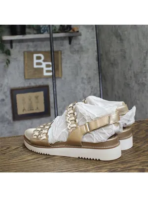 NWT Easy Spirit Warna Woven Slingback Sandal SEWARNA3 Gold Multi 9M thumbnail 8